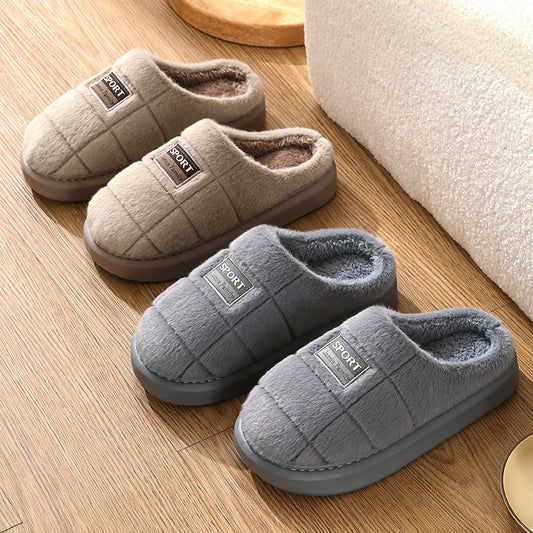 Chaussons Hiver en Coton pour Hommes